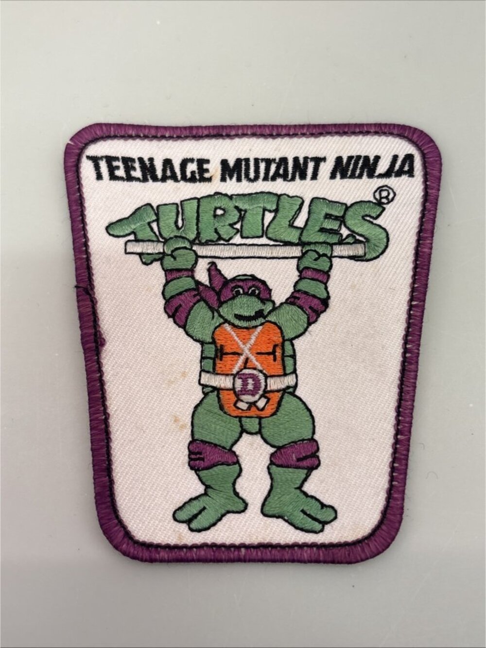 Teenage Mutant Ninja Turtles 1989 Vintage Donatello Power Patch Mirage Sew On